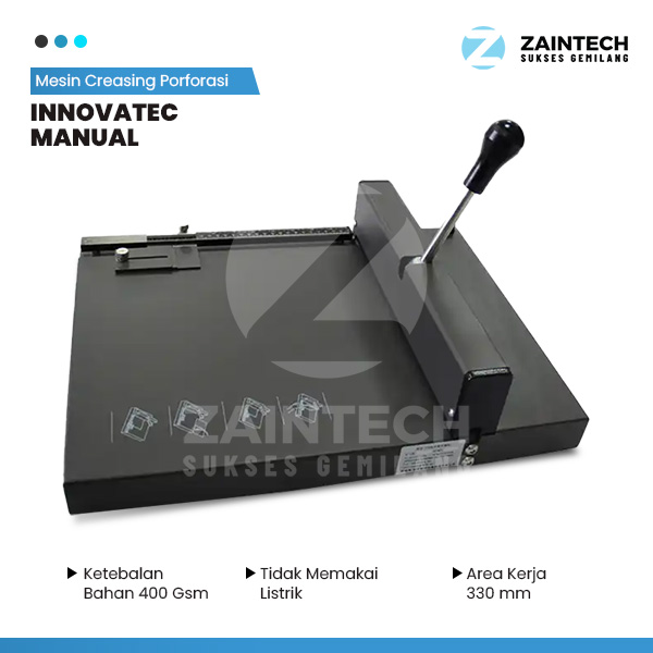 Mesin Creasing Porporasi INNOVATEC Manual